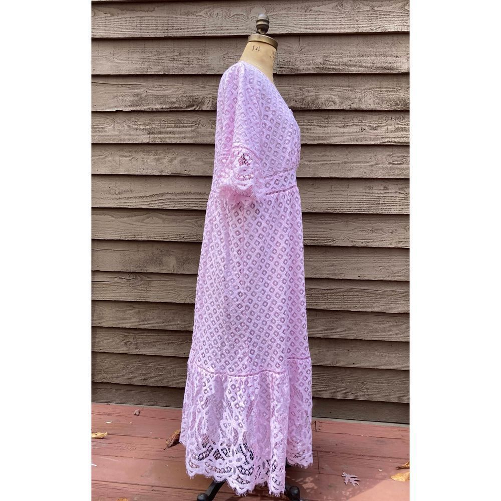 Jessakae Delancey Street lace dress magenta 4X plus - Picture 9 of 12